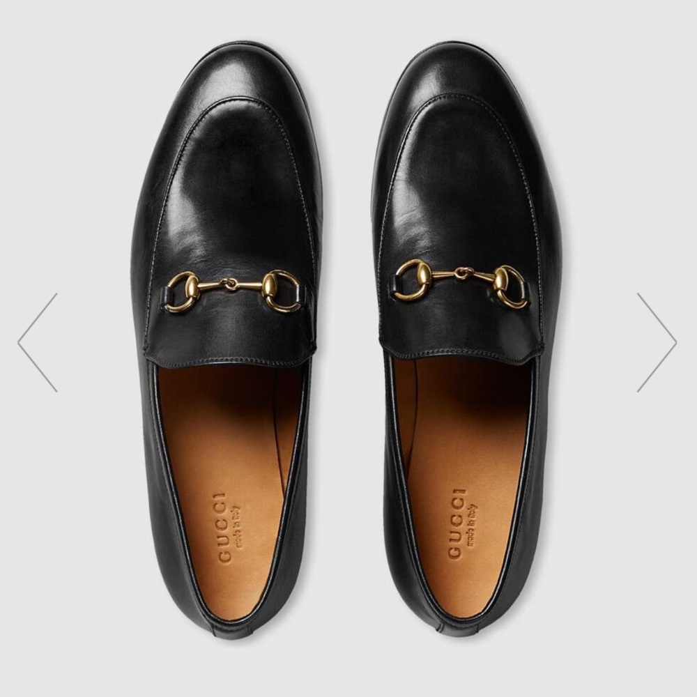 Gucci’s Jordaan Women’s Horsebit Loafers in Black